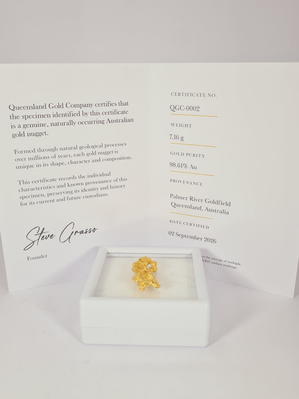 7.16g Natural Australian Gold Nugget